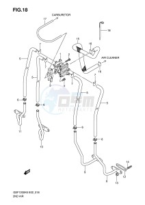 GSF1200 (E2) Bandit drawing SECOND AIR