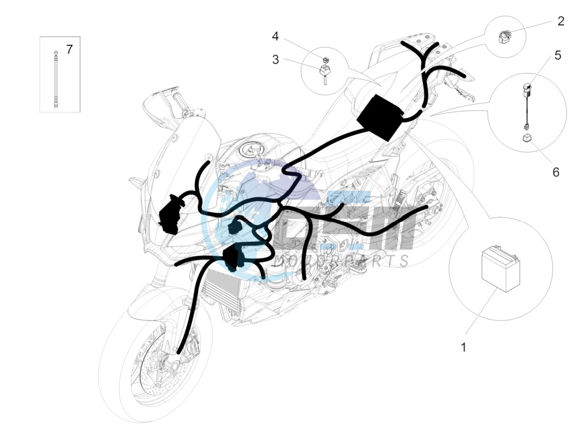 Rear electrical system