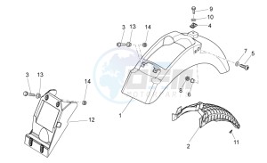 V7 II Special ABS 750 drawing Rear body I- Mudguard