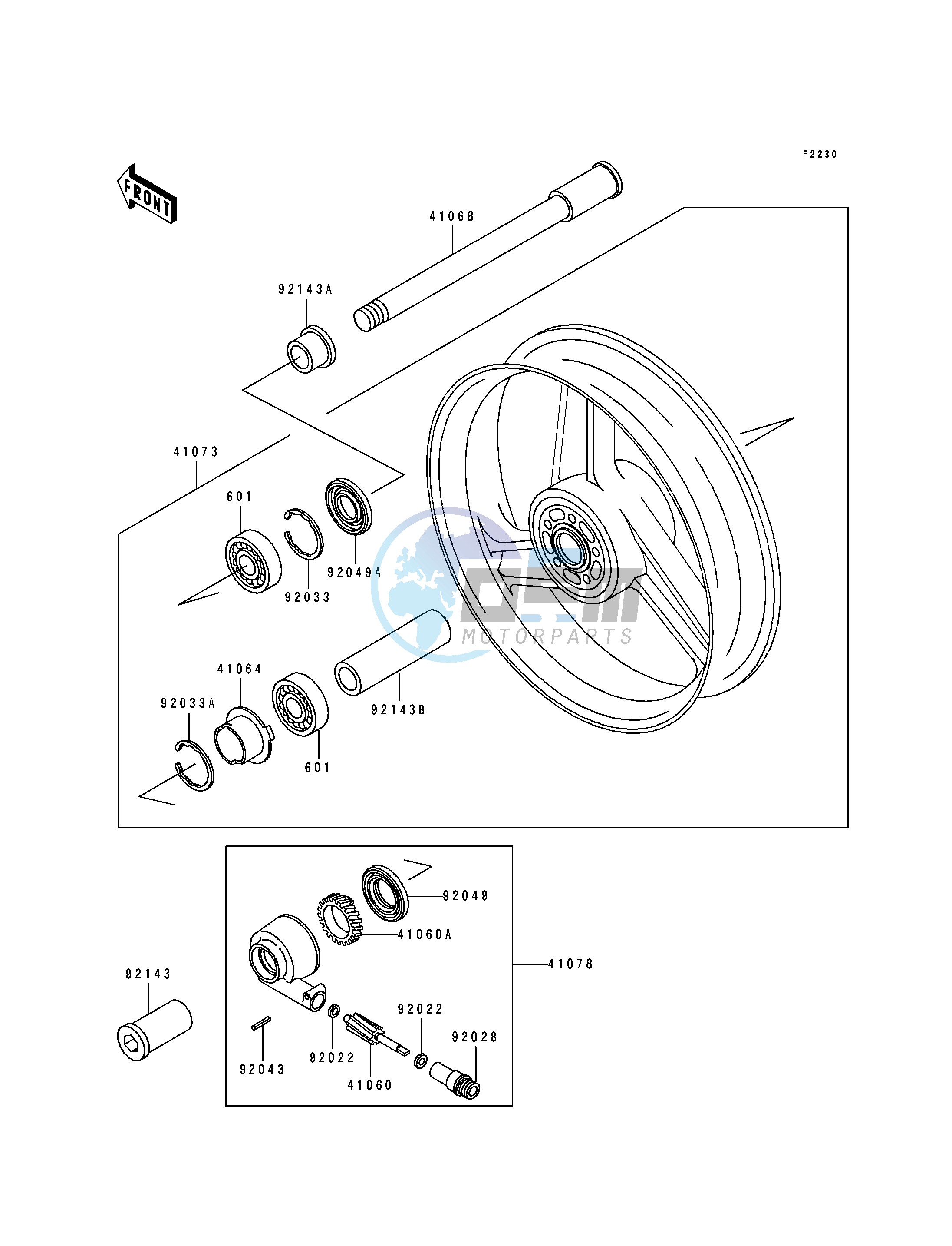 FRONT HUB