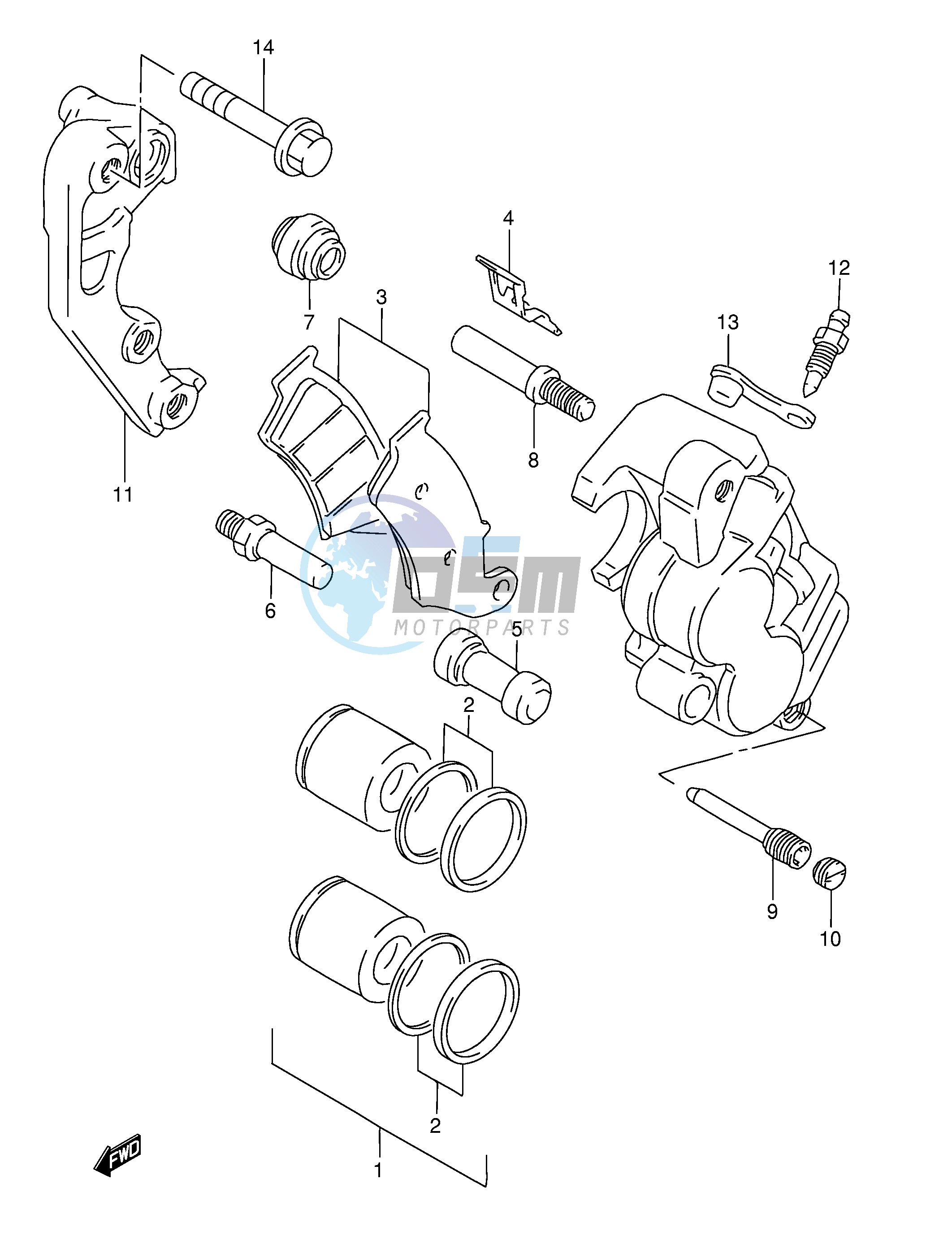 FRONT CALIPER