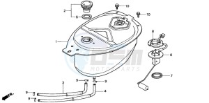 C70CW drawing FUEL TANK