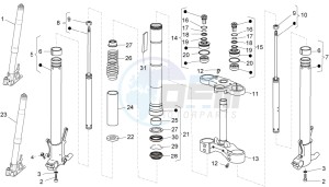 Stelvio 1200 8V STD - NTX drawing Front fork