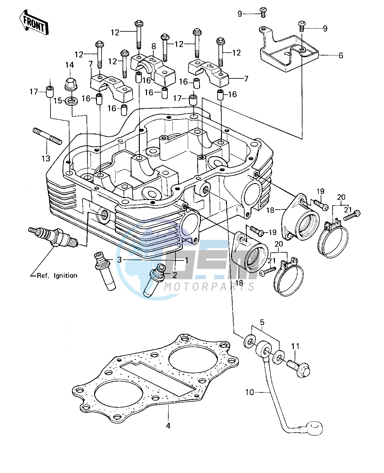 CYLINDER HEAD -- 80 A1- -