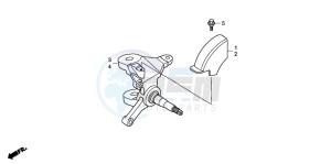 TRX400EX SPORTRAX 400EX drawing KNUCKLE