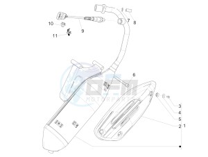 Liberty 50 iGet 4T 3V-2015-2017 (EMEA) drawing Silencer