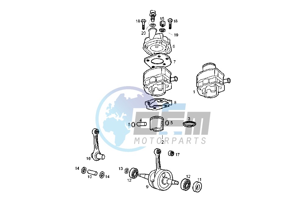 CRANKSHAFT-CYLINDER