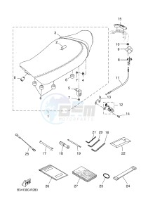 MTM690 XSR700 (B34A B34A B34A B34A B34A) drawing SEAT