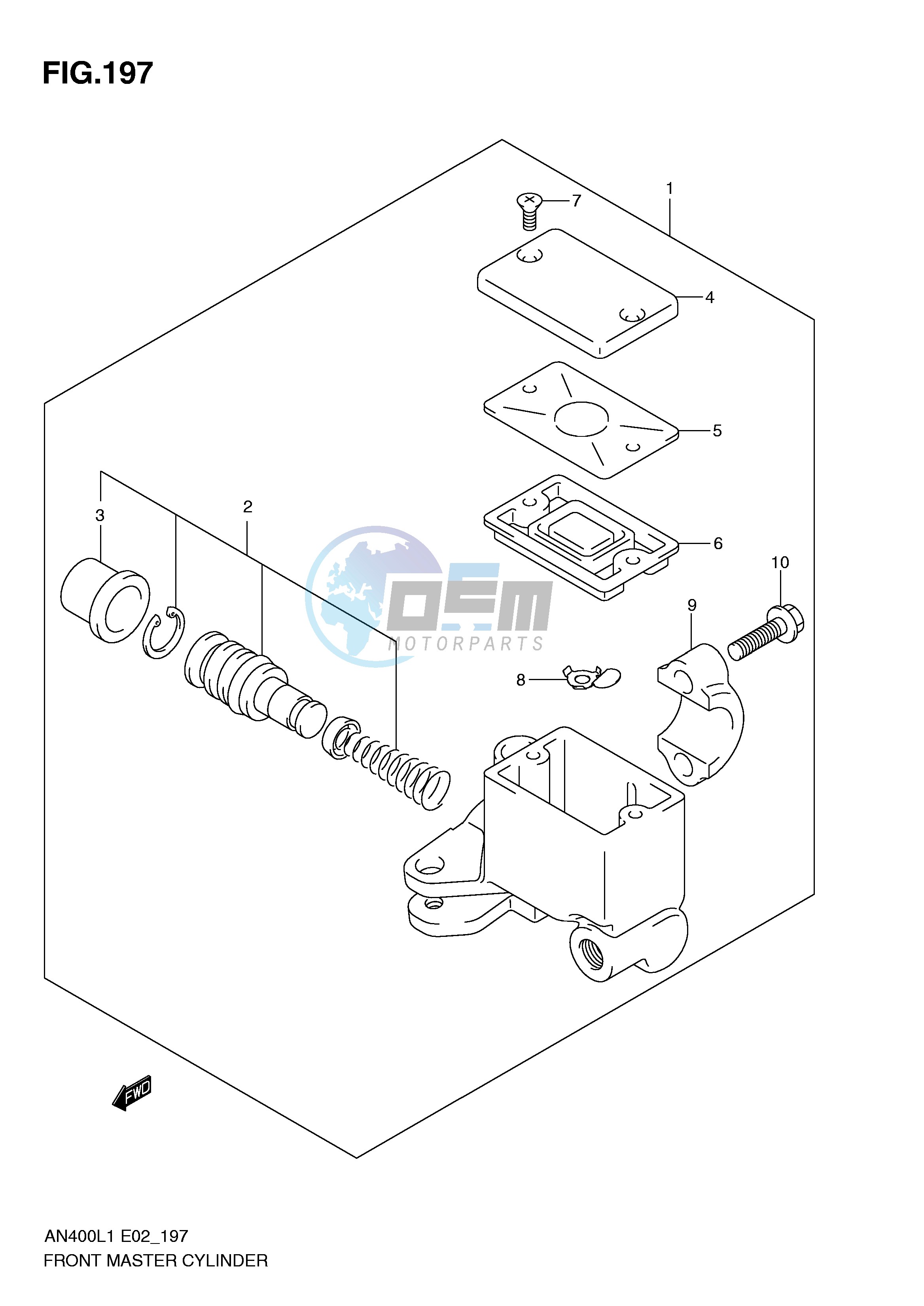 FRONT MASTER CYLINDER (AN400ZAL1 E2)