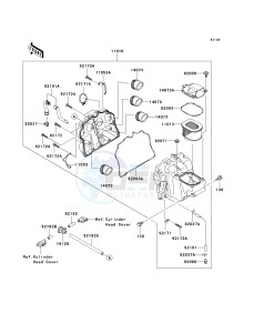 ZR 750 K [Z750S] (K6F) K6F drawing AIR CLEANER