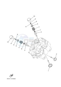 YFM700FWAD YFM70GPXJ GRIZZLY 700 EPS (B1A9) drawing VALVE