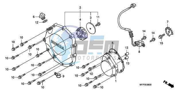 RIGHT CRANKCASE COVER