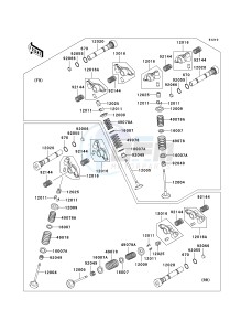 VN 1600 D [VULCAN 1600 NOMAD] (D6F-D8FA) D8F drawing VALVE-- S- -