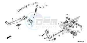 NC700SDC drawing PEDAL