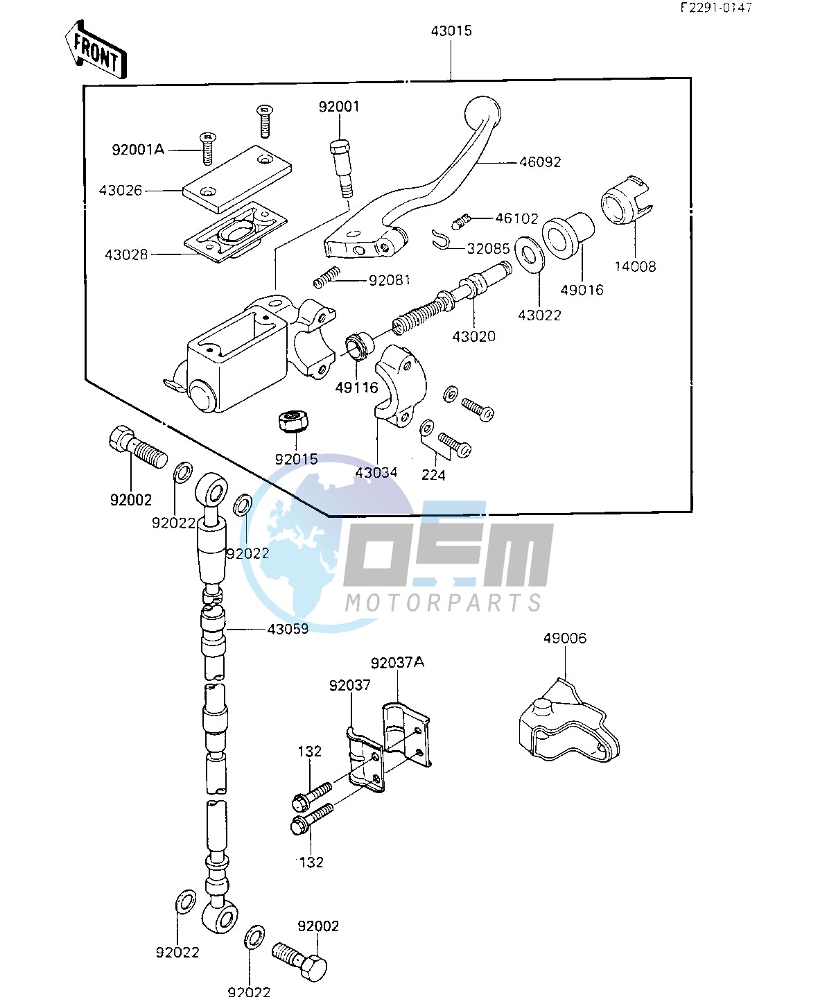 FRONT MASTER CYLINDER