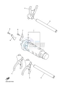 XJ6NA 600 XJ6-N (NAKED, ABS) (36BF 36BG) drawing SHIFT CAM & FORK