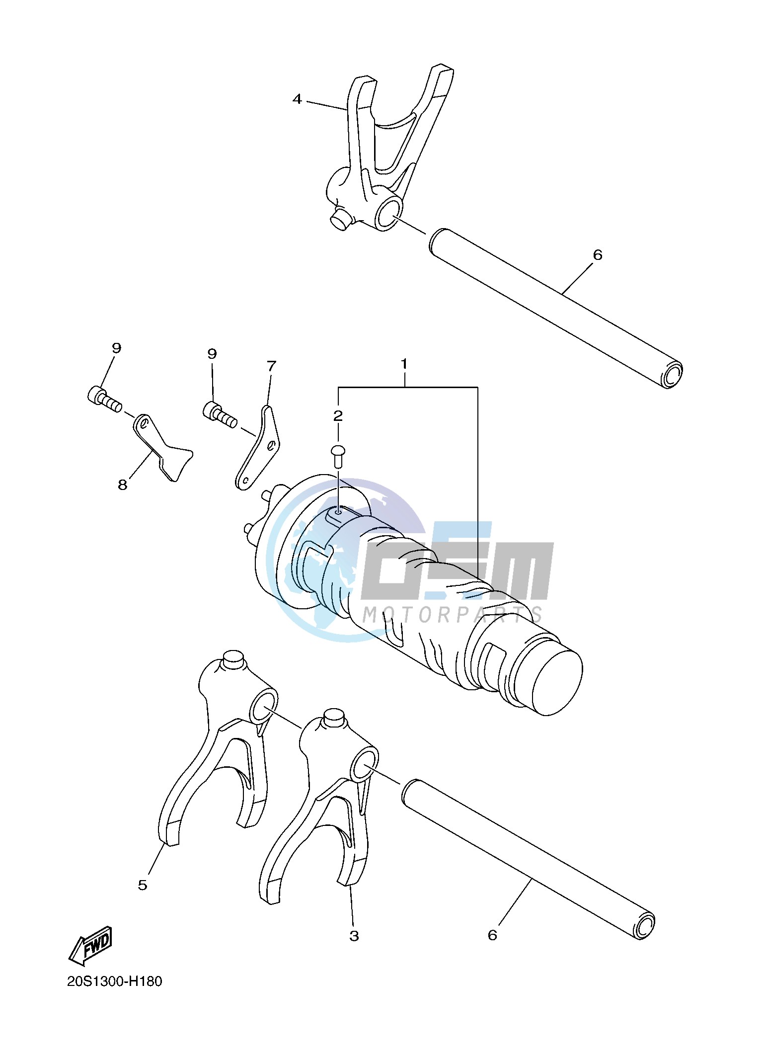 SHIFT CAM & FORK