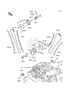 VN 1700 A [VULCAN 1700 VOYAGER] (9FA) A9F drawing CAMSHAFT-- S- -_TENSIONER