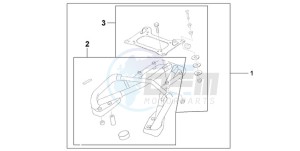 VFR8009 UK - (E / MME TWO) drawing REAR CARRIER