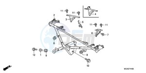 GL1800A NZ - (NZ) drawing COWL STAY