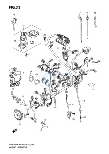 GSX-R600 (E3-E28) drawing WIRING HARNESS