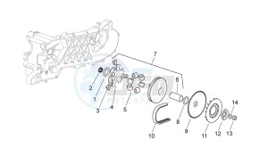 Scarabeo 50 2t drawing Variator