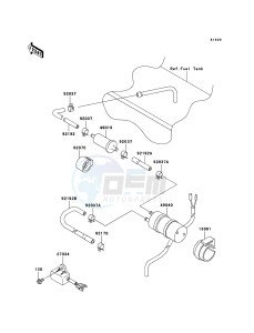 MULE 3010 4x4 KAF620E6F EU drawing Fuel Pump