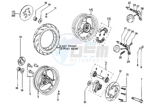 SPEEDFIGHT ARIA CATALYC - 50 cc drawing WHEELS