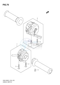 GSX1300R (E2) Hayabusa drawing HANDLE SWITCH