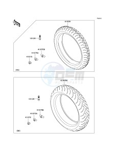 ER 650 A [ER-6N (EUROPEAN] (A6S-A8F) A6S drawing TIRES