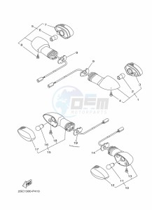 TRACER 900 GT MTT850D (B1J8) drawing FLASHER LIGHT