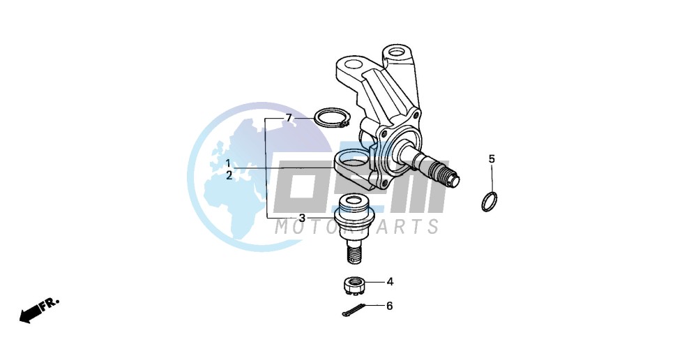 KNUCKLE (TRX350TM/TE)