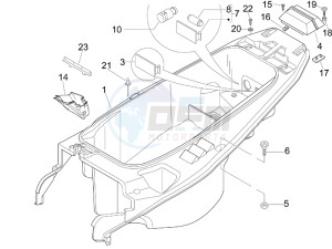 Nexus 250 SP e3 (UK) UK drawing Helmet box - Undersaddle