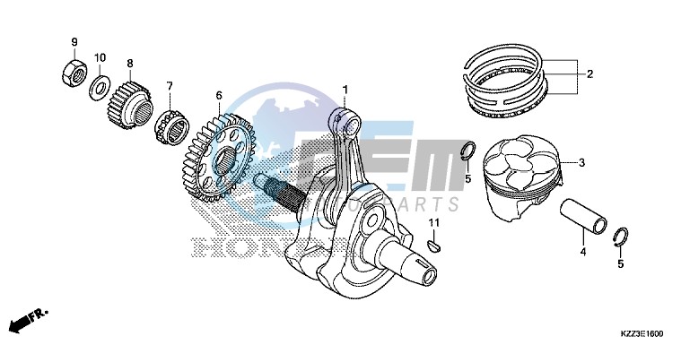 CRANKSHAFT/PISTON