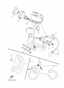 YZ125X (B1B5) drawing ELECTRICAL 1