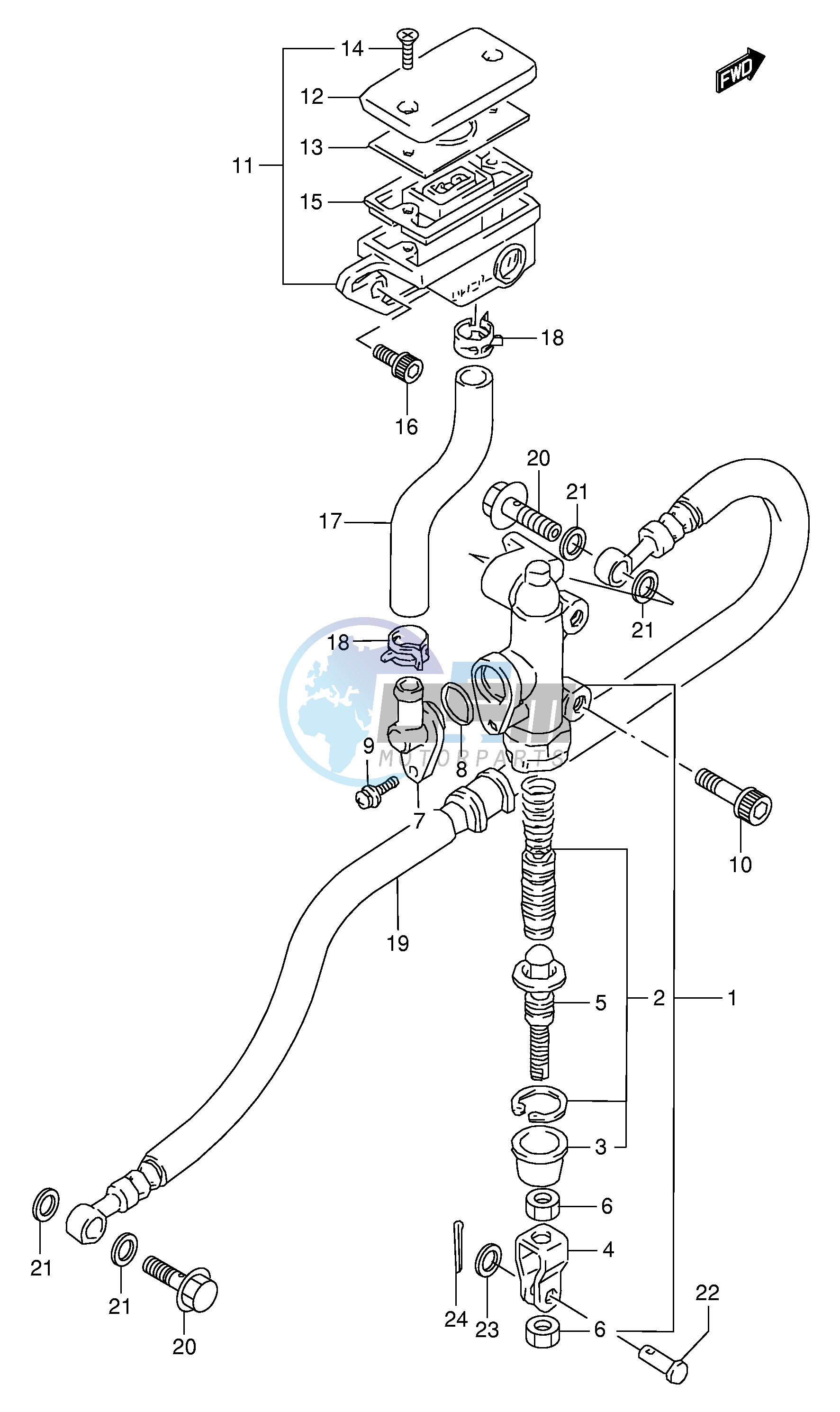 REAR MASTER CYLINDER