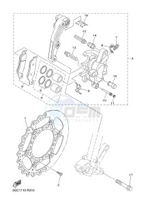 WR450F (2GC2 2GC3 2GC4 2GC4) drawing FRONT BRAKE CALIPER