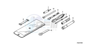 TRX500FAB drawing TOOLS