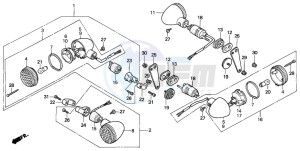 VT1100C SHADOW drawing WINKER