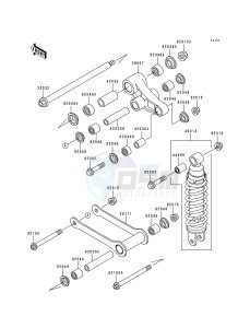 VN 800 A [VULCAN 800] (A1-A5) [VULCAN 800] drawing SUSPENSION_SHOCK ABSORBER