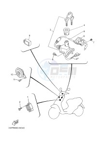 YN50 OVETTO (2APJ 2APJ) drawing ELECTRICAL 1