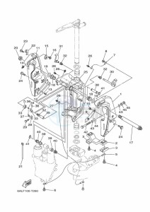 F250HETU drawing FRONT-FAIRING-BRACKET