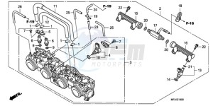 CBF10009 F / CMF drawing THROTTLE BODY