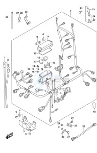 DF 175 drawing Harness (Model: TG/ZG)