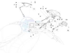 PRIMAVERA 50 4T-3V NOABS E4 (EMEA) drawing Rear headlamps - Turn signal lamps