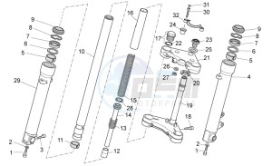 V7 II Racer ABS 750 USA-CND drawing Fron fork II