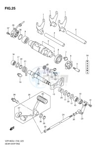 VZR1800 (E2) INTRUDER drawing GEAR SHIFTING