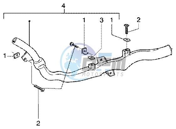 Belt cooling tube