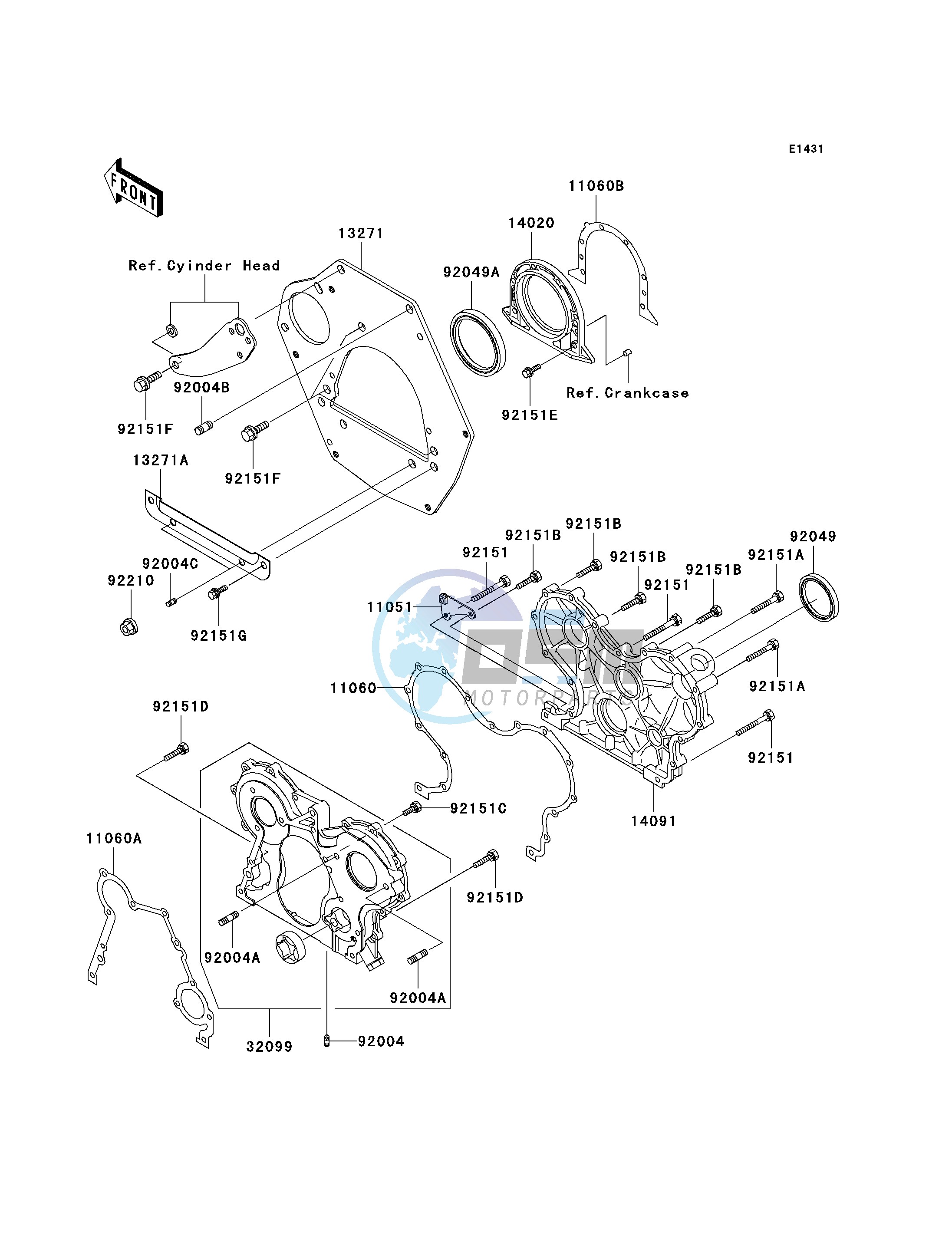 ENGINE COVER-- S- -