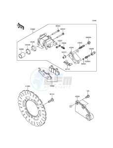 Z300 ER300AFF XX (EU ME A(FRICA) drawing Rear Brake